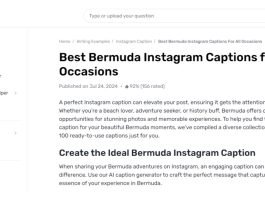 Looking for the Best Bermuda Captions? Here’s the Gauth App!