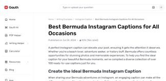 Looking for the Best Bermuda Captions? Here’s the Gauth App!