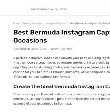 Looking for the Best Bermuda Captions? Here’s the Gauth App!